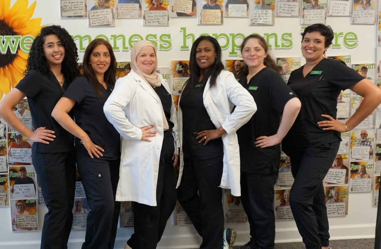 The Vitality Healing Center team in the Overland Park office.